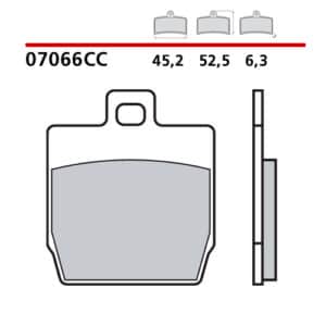 Pastiglie freno Brembo 07066