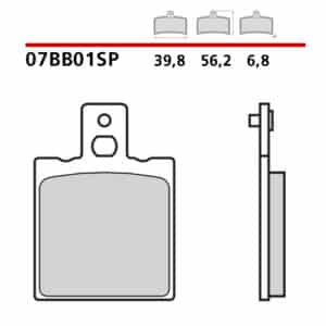 Pastiglie freno Brembo 07BB01SP
