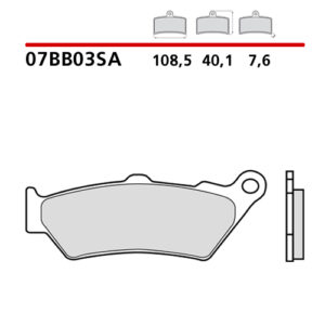 Pastiglie freno Brembo 07BB03SA