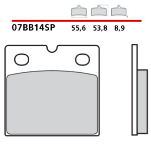 Pastiglie freno Brembo 07BB14SP