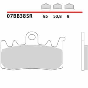 Pastiglie freno Brembo 07BB38SR