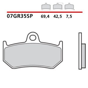 Pastiglie freno Brembo 07GR35SP