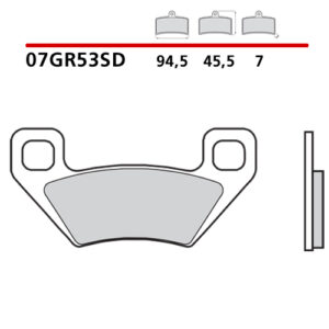 Pastiglie freno Brembo 07GR53SD