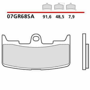 Pastiglie freno Brembo 07GR68SA