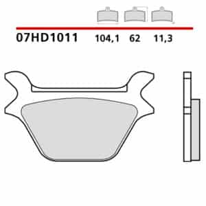 Pastiglie freno Brembo 07HD1011