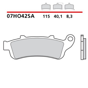 Pastiglie freno Brembo 07HO42SA