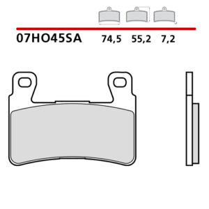 Pastiglie freno Brembo 07HO45SA