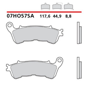 Pastiglie freno Brembo 07HO57SA