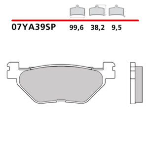 Pastiglie freno Brembo 07YA39SP