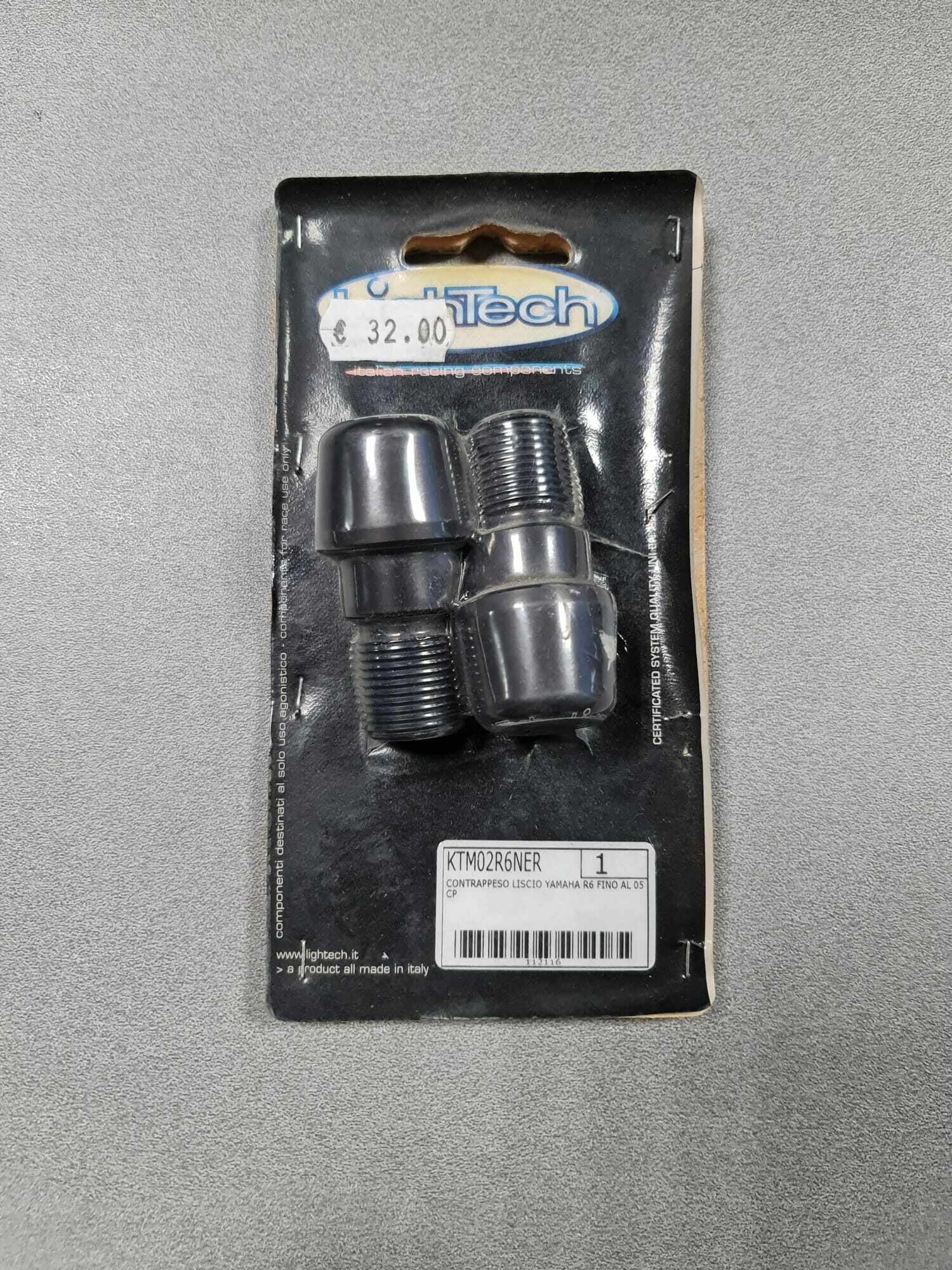 Contrappeso Lightech KTM02R6NER