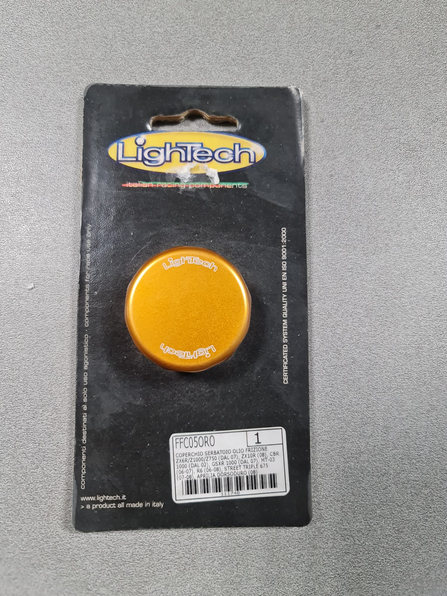 Coperchi Pompa Freno e Frizione Lightech FFC05ORO