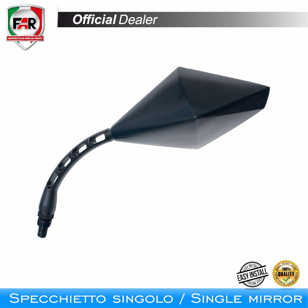 Specchio universale Far 7338 Destro