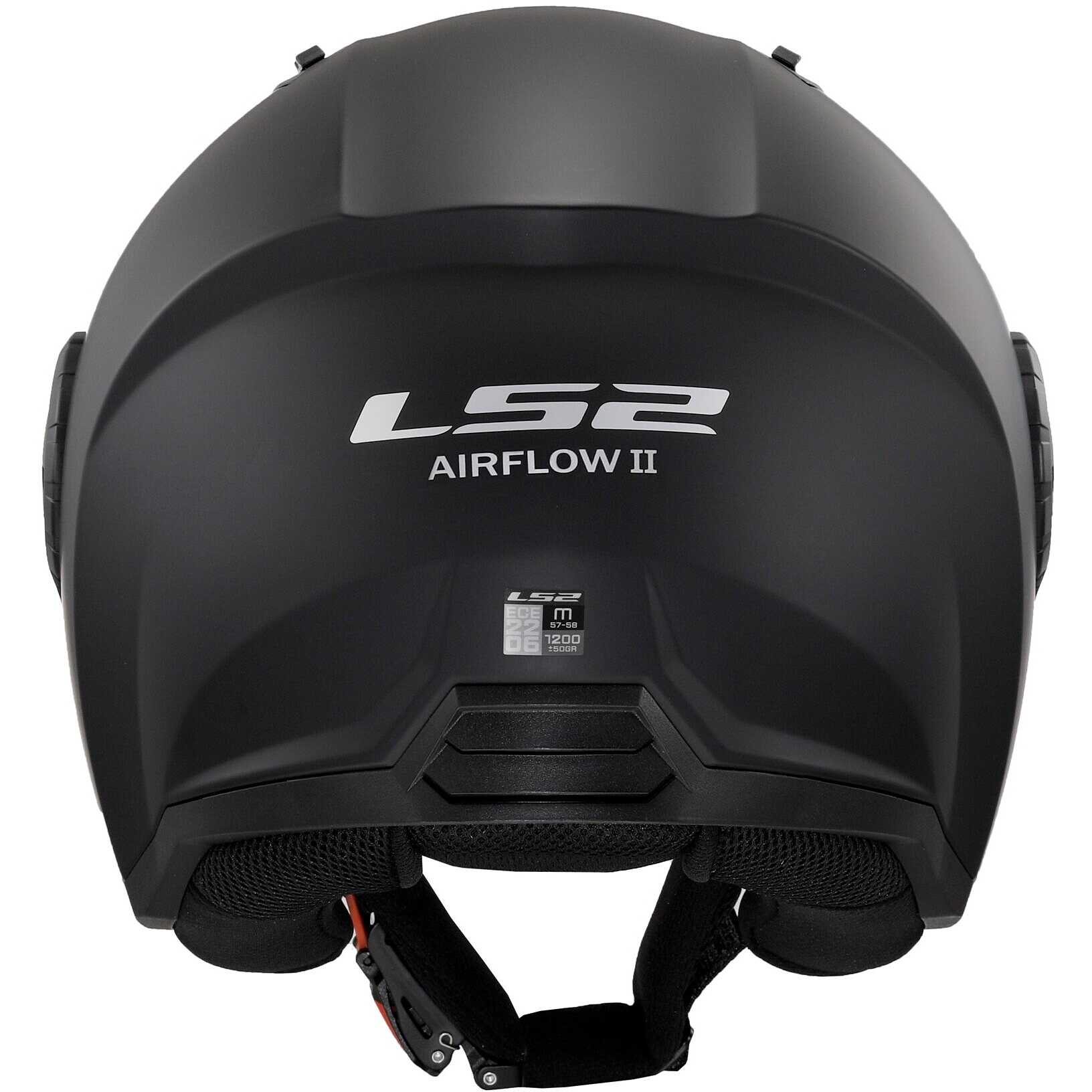 Casco jet LS2 OF616 Airflow II Solid Taglia M - immagine 4