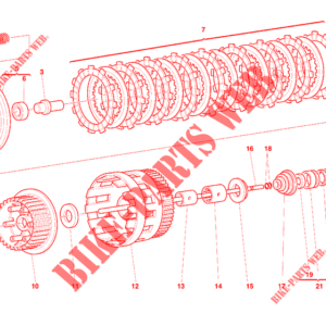 Cuffia protezione asta Ducati 67210061A