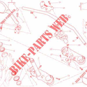 Clip fissaggio commutatori Ducati 83040071A