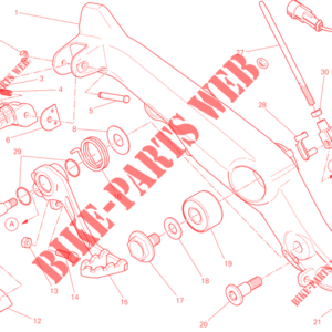 Dado M6 Ducati 74750031A