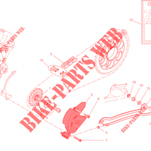 Distanziale con collare Ducati 71615691AA