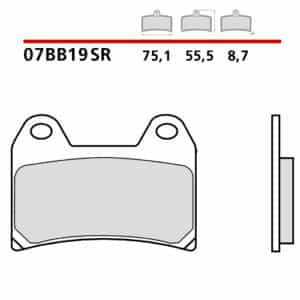 Pastiglie freno Brembo 07BB19SR
