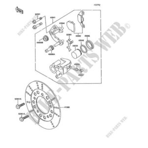 Packing Piston Seal Kawasaki 43049-1092