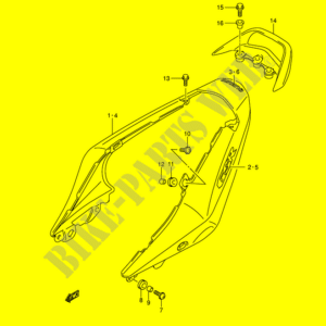 Emblema Suzuki 68161-44G00-DHG