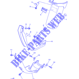 Vite autofilettante Yamaha 90167-05080