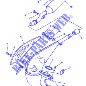 Rondella piana Yamaha 90202-05180