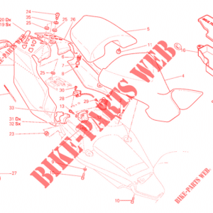 Emblema Ducati Multistrada 43611421A
