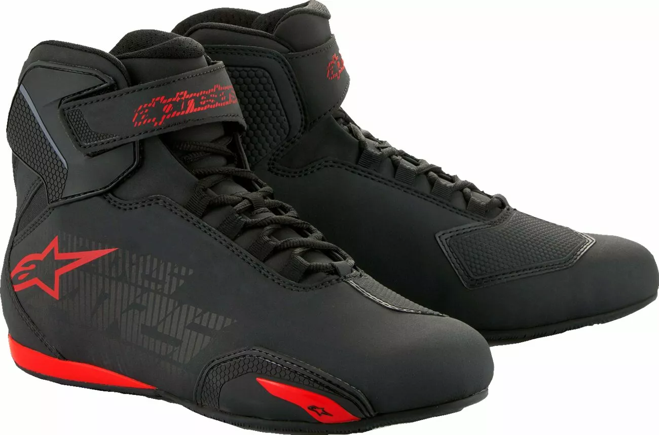 Scarpa Alpinestars Sektor Bk Cool Gry Red Taglia 42