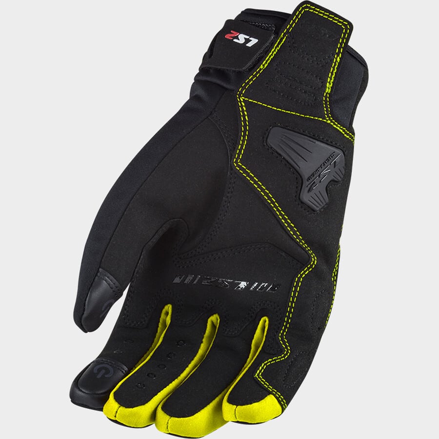 Guanto LS2 Jet II Man Black-Yellow Taglia 2XL - immagine 2