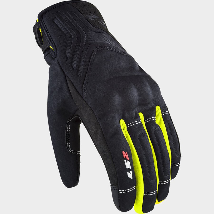 Guanto LS2 Jet II Man Black-Yellow Taglia 2XL