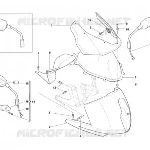 Vite tbei M5x16 Ducati 77910501A