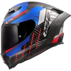 Casco LS2 FF807 Dragon Trax Blue Red Taglia L