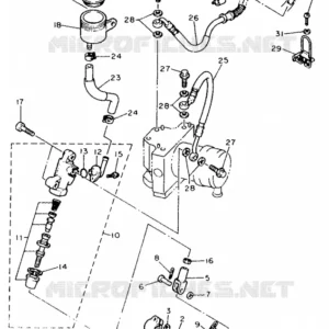 Vite pompa acqua Yamaha 90159-05056