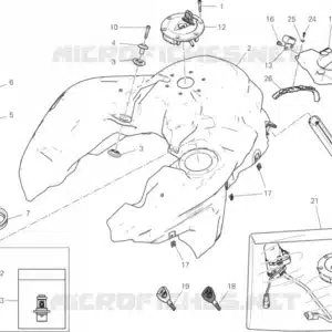 Chiave con trasponder Ducati 59810331A