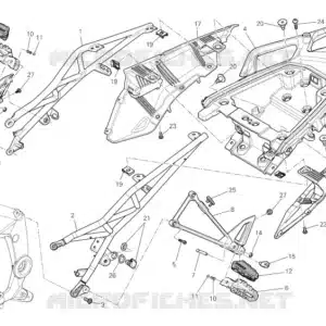 Pedana Sinistra Ducati 46410601AA