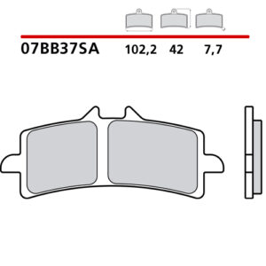 Pastiglie freno Brembo 07BB37SA