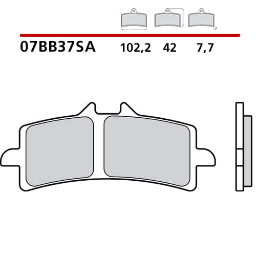 Pastiglie freno Brembo 07BB37SA
