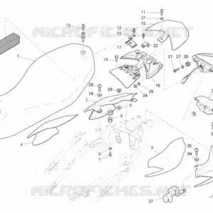 Supporto batteria Ducati 83014871A