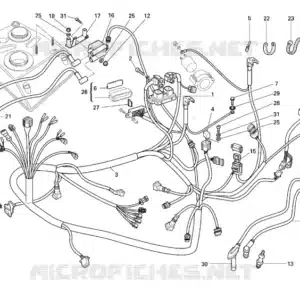 Cavo candela destro Ducati 67110221A