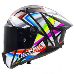Casco LS2 FF805 Thunder C GP Aero Flash Black Taglia XS