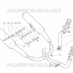 Guarnizione scarico Ducati 79010261A