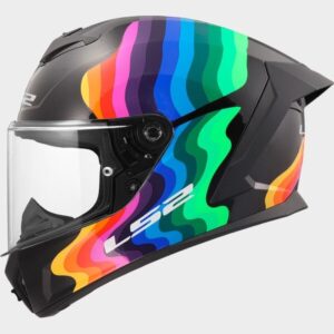 Casco LS2 FF820 Rapid III Flow Black Multi Taglia XS