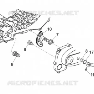 Leva messa in moto Aprilia 286214