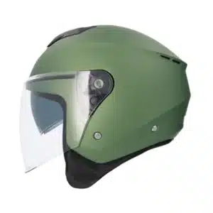 Casco jet Shiro 852 Ibiza Colore Matt Green Taglia M