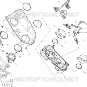 Collettore aspirazione Ducati 14010842C