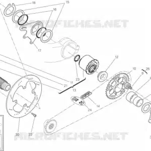 Spina trascinamento Ducati 86310011D