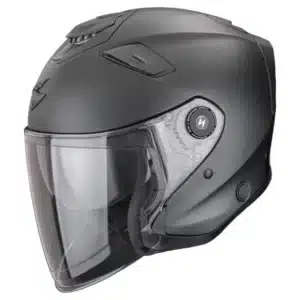 Casco Scorpion Exo-Gt Jet Solid Taglia M Colore Nero Opaco