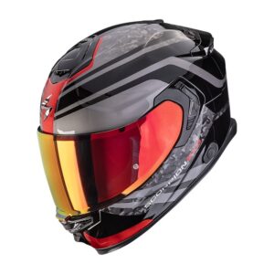 Casco Scorpion Exo-GT SP Air Arten Taglia L Colore Nero e Rosso Lucido